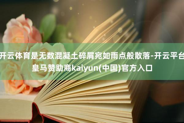 开云体育是无数混凝土碎屑宛如雨点般散落-开云平台皇马赞助商kaiyun(中国)官方入口